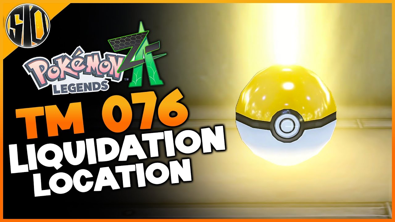 Pokemon Legends Z-A Liquidation (TM 076) Location - YouTube