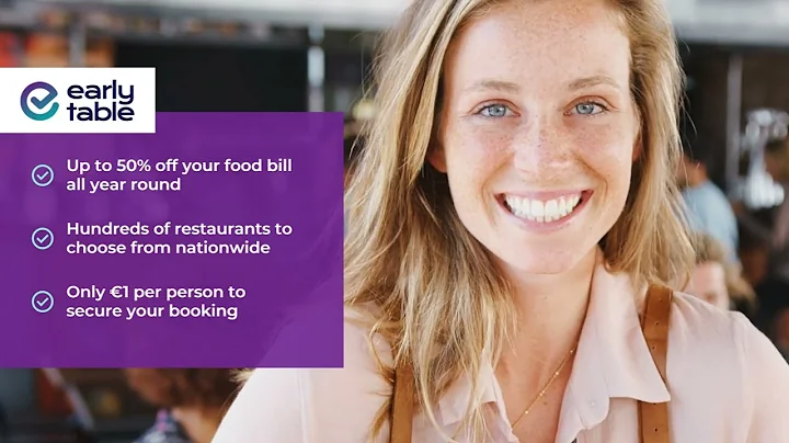 Early Table offers you up to 50% off your food bil...