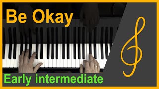 Be Okay - Victoria Nadine (Early intermediate piano arrangement)