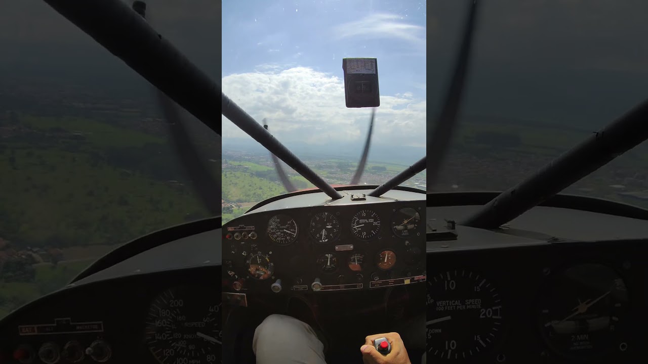 AeroBoero AB-115 Pouso em instrução em SDPD