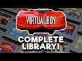 COMPLETE Virtual Boy Library! Every game released in the US! | Nintendrew