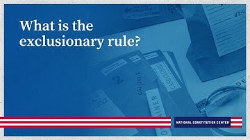 What is the exclusionary rule?
