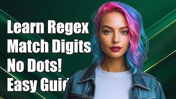 Regex Tutorial: Match a Digit Not Followed by a Dot (.) - Easy Guide