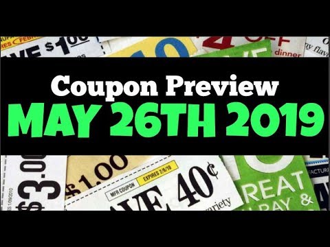 Coupon Insert Preview for Sunday May 26th 2019 1 Insert