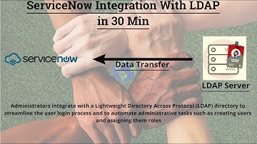 Servicenow Integration with LDAP | LDAP integration in 30 min | LDAP Server uses | Free Server