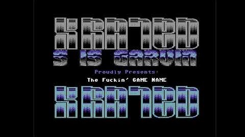 C64 Intro: X Rated Intro by Booze Design