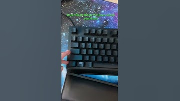 Razer Black Widow V3 Green switch sound test