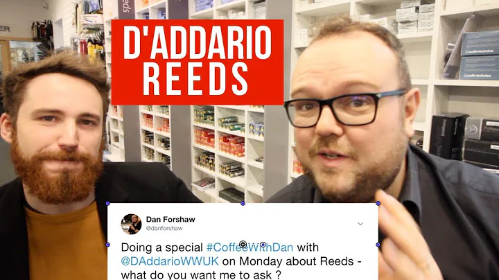 All things REEDS with Richard from D'Addario! #CoffeeWithDan