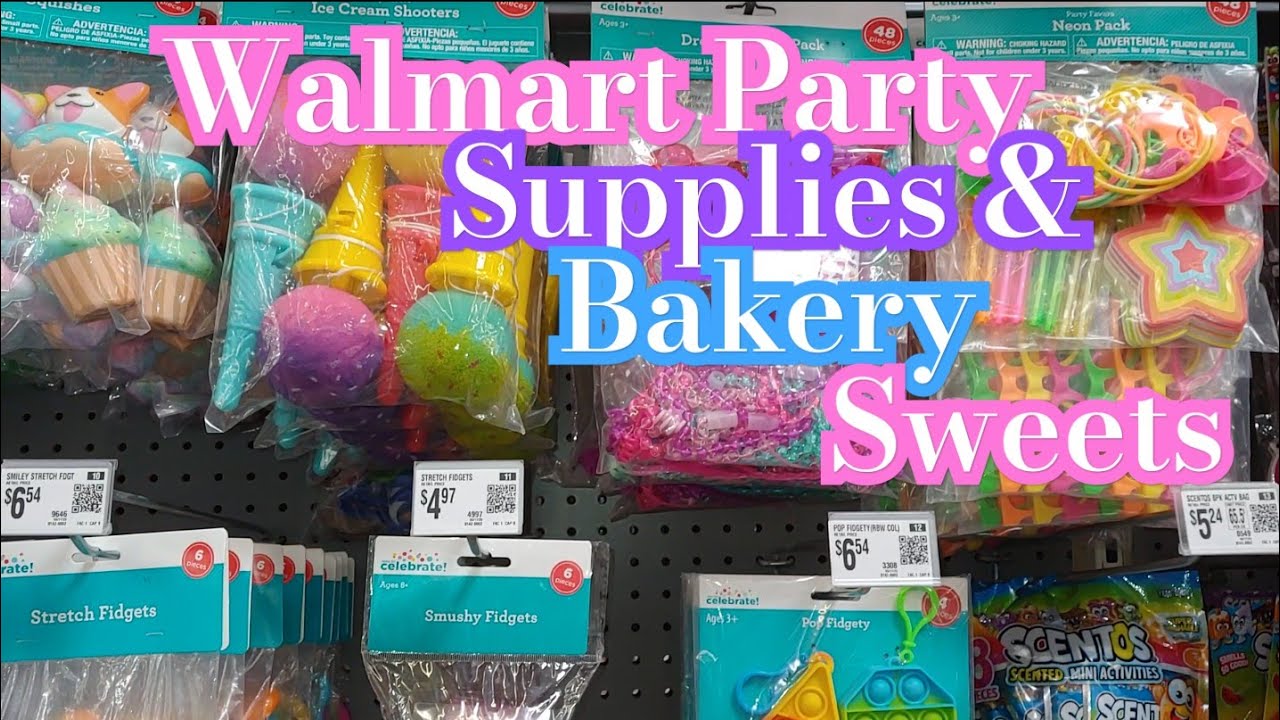 WALMART PARTY SUPPLIES/FALL SWEET BAKERY TREATS & MORE