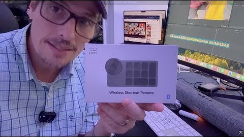 Jog Speed Dial Wheel for Video Editing Wireless Shortcut Keyboard - XP-Pen Mini Keydial