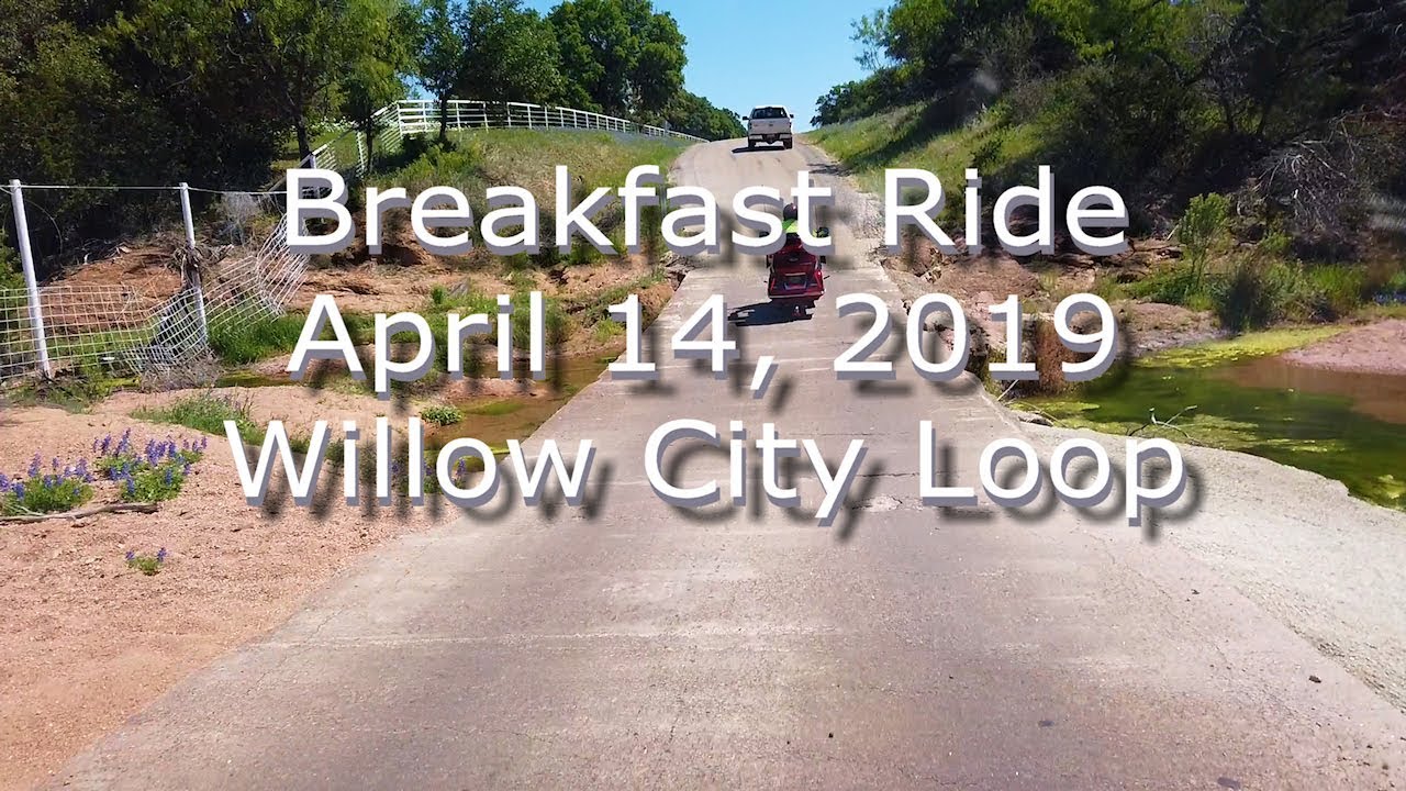 Breakfast Ride Willow City Loop April 14, 2019 in 4K YouTube