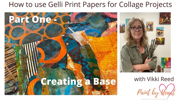 How to use Gelli Print Papers for Collage Projects...