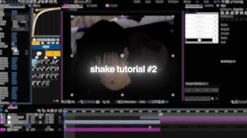shake tutorial #2 // after effects tutorial