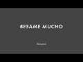 BESAME MUCHO chord progression - Backing Track Play Along Jazz Standard Bible 2
