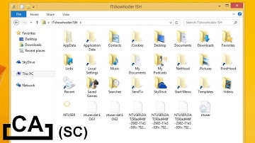 Show hidden files and folders in Windows Explorer