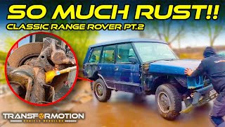 DEVASTATING RUST DAMAGE ON HIGH PEAK AUTOS' RANGE ROVER CLASSIC | PT. 2