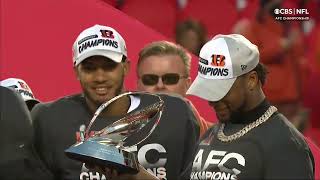 NFL on CBS StateFarm Post Game Show 2022 AFC Championship CIN@KC