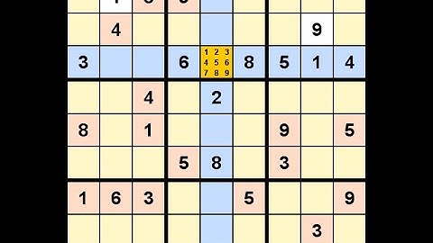 How to Solve Washington Times Sudoku Difficult June 8, 2021