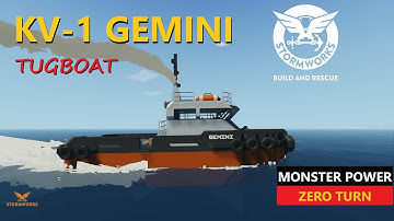 KV-1 Gemini Tugboat - StormWorks Build and Rescue