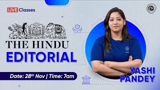 Hindu Editorial Today | The Hindu Editorial Analysis | 28 Nov 2022 | The Hindu Vocab | Yashi Pandey