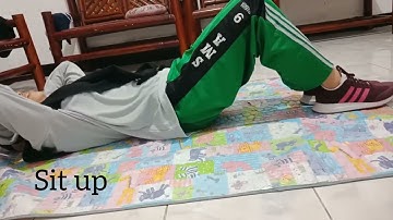 TUGAS AKHIR PJOK (Sit Up, Push Up, Back up, dan Squat Jump)