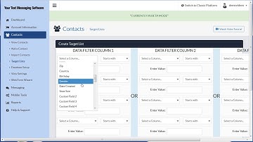 iVision Mobile Contacts Manager - Creating a Target List -  Tutorial