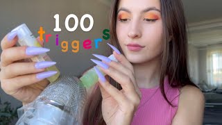 Asmr 100 triggers in 3 minutes 💗#asmr #asmrtriggers #asmrsleep #asmrvideo