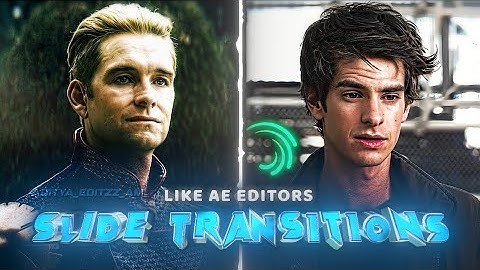 Smooth Slide Transitions 🔥 | Like AE Editors in Alight Motion(+preset)