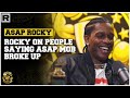 Capture de la vidéo A$Ap Rocky Responds To People Saying A$Ap Mob Broke Up