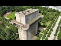 Square flakturm or flak tower or flaktrme is a and gun tower drone   vienna austria  ectv