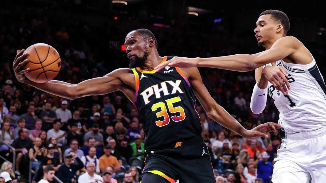 Kevin Durant Vs Wemby Wembanyama Matchup Suns Vs Spurs 2023 Highlights Kevin Durant Vs Wemby Wembanyama Matchup Suns Vs Spurs 2023 Highlights