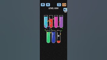 Water Color Sort Level 5391 Gameplay Solution WalkThrough