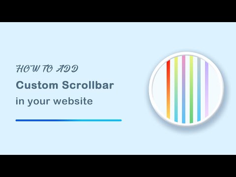 How To Create Scrollbar Using CSS || Design Website Scrollbar html & css