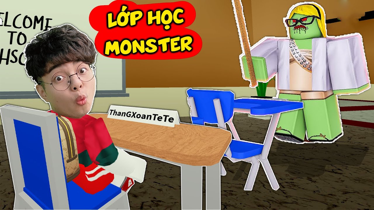 THẮNG TÊ TÊ GIẢI CỨU CÔ GIÁO CHỦ NHIỆM BỊ BIẾN THÀNH QUÁI VẬT TRONG ROBLOX