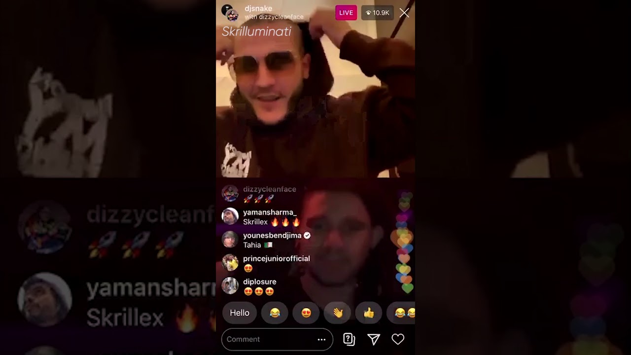 DJ Snake x Skrillex Instagram Live | New song! (25/03/2020)
