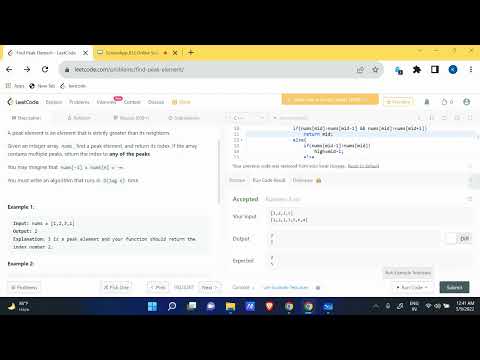 Find Peak Element leetCode 162| C++ |simple Binary Search Approach