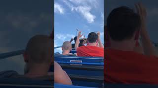 Riding the Tornado at Adventureland