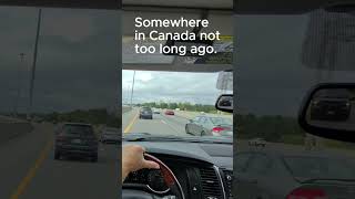 Crazy Driving In Canada. What You See When You Have Your Meta Glasses On.