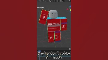 day 1 of animating #roblox #animation #animator #day1 #lightside #darkside #blender #fyp #shorts