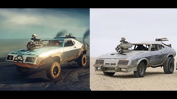 Mad Max PS4 - How to make the Razor Cola car from Fury Road