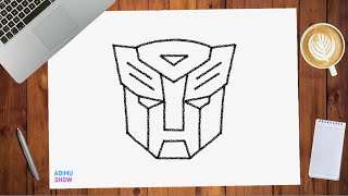 How To Draw Transformers Autobot Logo Easy