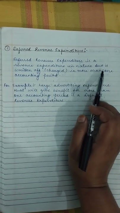 Part 5 Deferred Revenue Expenditure Types Of Expenditure Class 11th deferred-revenue-expenditure-class-11-capital-and-revenue-receipts