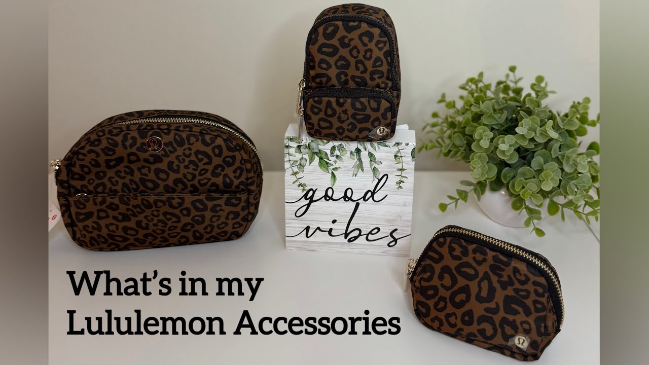 Whats in Lululemon Accessories City Essentials Pouch, Everywhere Backpack  Nano and Belt Bag Nano