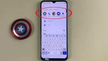How to enable/disable Show app suggestions in the app drawer on Realme C35 Android 11