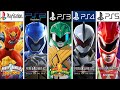 Power Rangers PlayStation Evolution PS1 - PS5 #gamehistory#evolutiongame #Power_Rangers