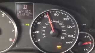 2014 Subaru Outback H-4 CVT 0 to 60 mph Acceleration