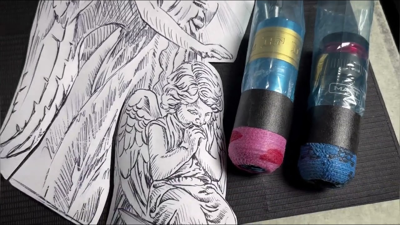 Angels Tattoo  Time lapse