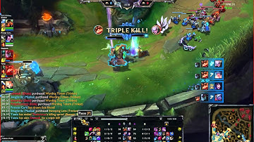 4 Man gank on a Teemo Maokai botlane.