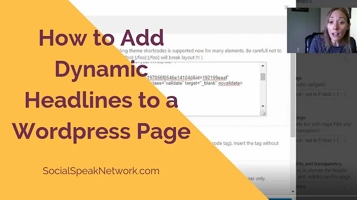 How to Add Dynamic Headlines to Wordpress Page for Adwords with WP Dynamic Keywords Injector Plugin