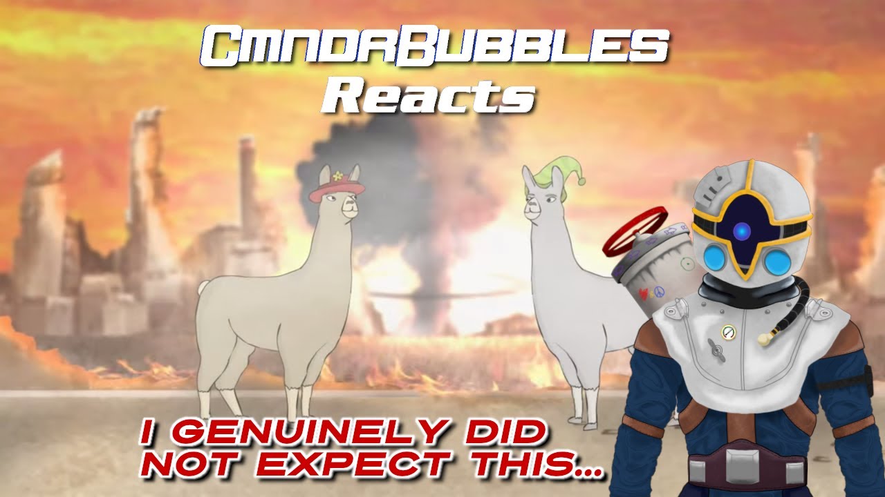 I was actually speechless... | CmndrBubbles Reacts to Llamas With Hats